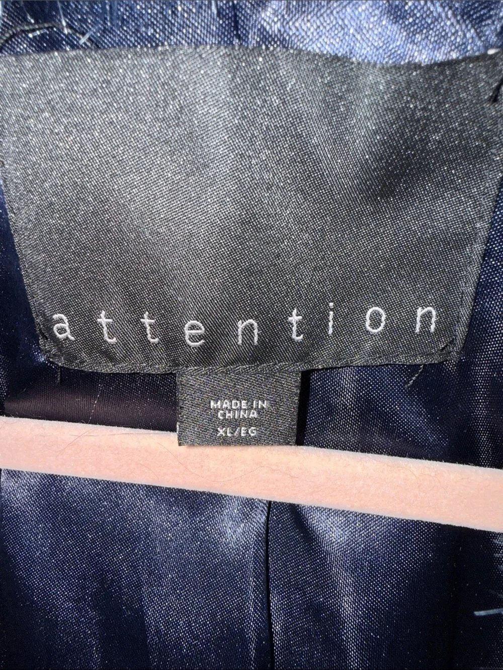 attention Deep Navy Faux Fur Vest - Picture 2 of 5